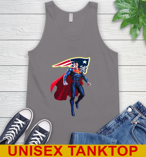 NFL Superman DC Sports Football New England Patriots Tank Top 7