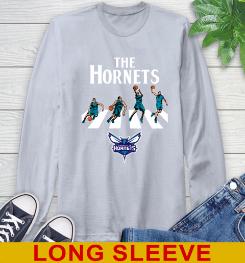 NBA Basketball Charlotte Hornets The Beatles Rock Band Shirt Long Sleeve T-Shirt 6