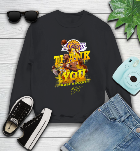 Great Thank you Kobe Bryant Los Angeles Lakers signature shirt 25