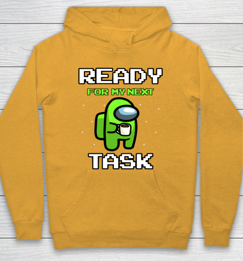 Among Us Shirt Ready For Work Green Hoodie 2