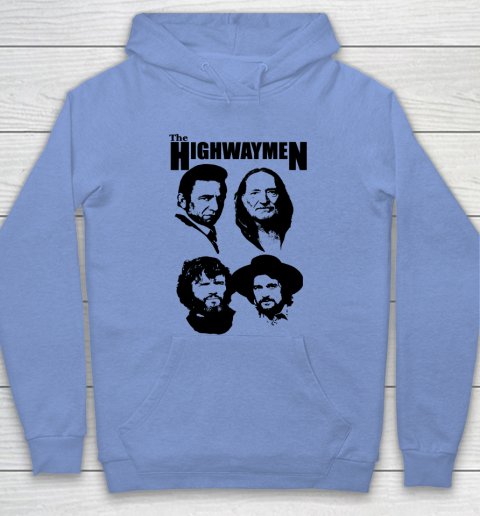 Willie Nelson Johnny Cash Outlaw Country Super Group The Highwaymen Hoodie 7