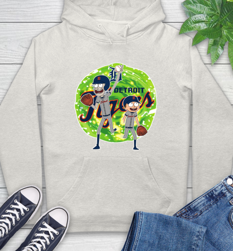 MLB Detroit Tigers Rick And Morty Baseball Sports Hoodie 12