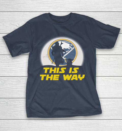 Buffalo Sabres NHL Ice Hockey Star Wars Yoda And Mandalorian This Is The Way T-Shirt 3