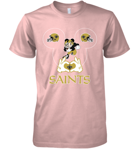 I Love The Saints Mickey Mouse New Orleans Saints Premium Men's T