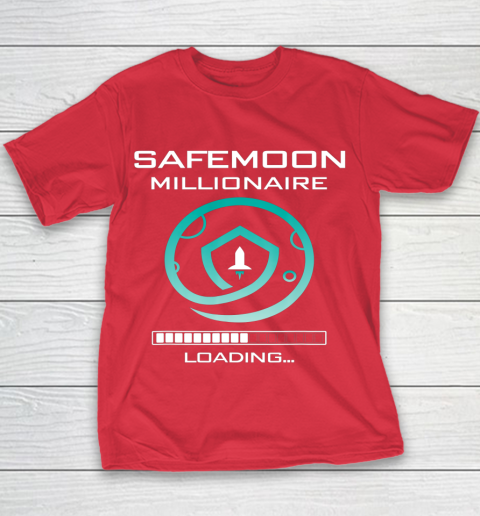 Funny Safemoon Millionaire Crypto Youth T-Shirt 7