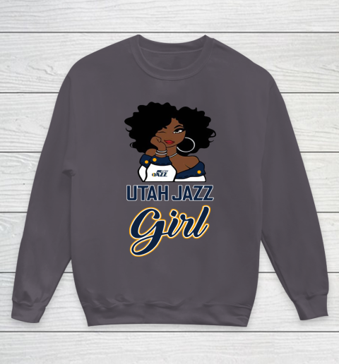 Utah Jazz Girl NBA Youth Sweatshirt 6