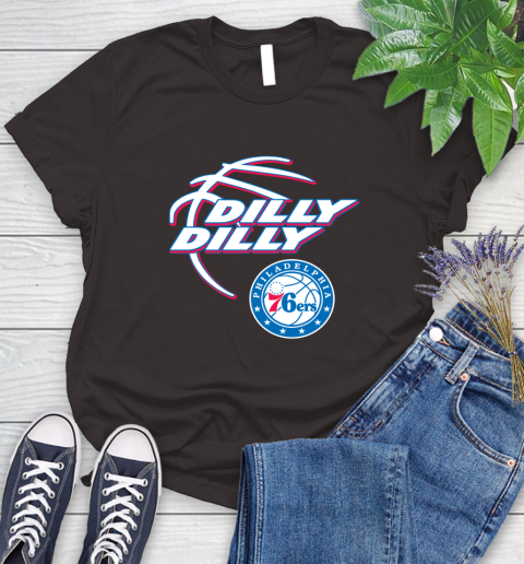 NBA Philadelphia 76ers Dilly Dilly Basketball Sports Women's T-Shirt 8
