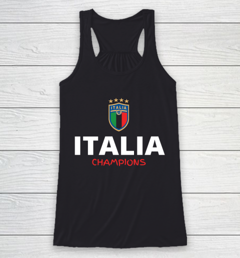 Italia Champions, Italy Euro 2020 Champions, Italy Football Team Racerback Tank