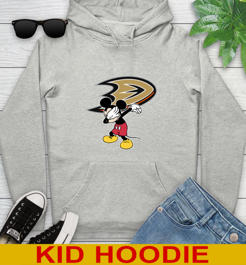 Anaheim Ducks NHL Hockey Dabbing Mickey Disney Sports Youth Hoodie