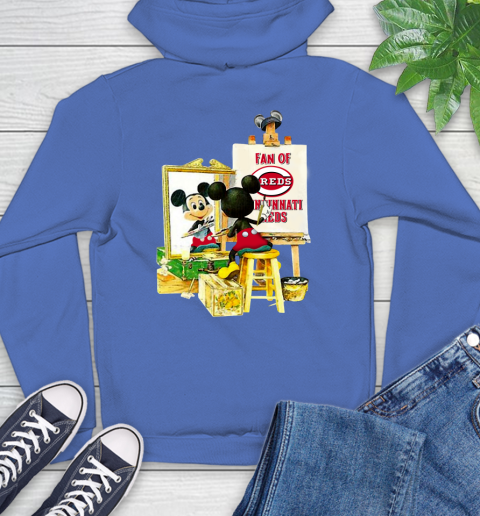 MLB Baseball Cincinnati Reds Mickey Drawing Shirt 22
