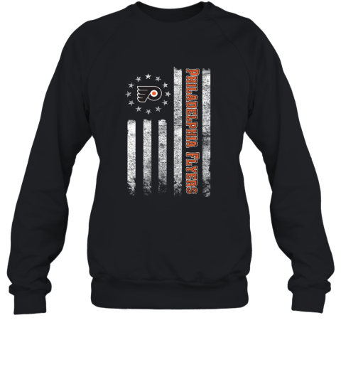 NHL American Flag Hockey Sports Philadelphia Flyers Sweatshirt