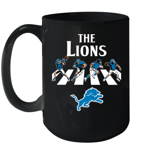 NFL Football Detroit Lions The Beatles Rock Band Shirt Ceramic Mug 15oz