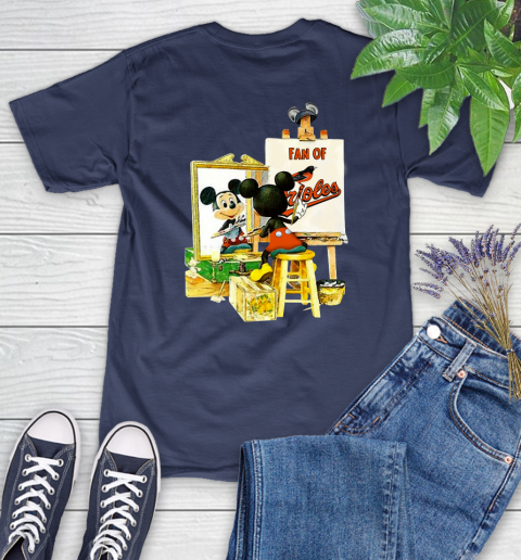 MLB Baseball Baltimore Orioles Mickey Drawing Shirt 93