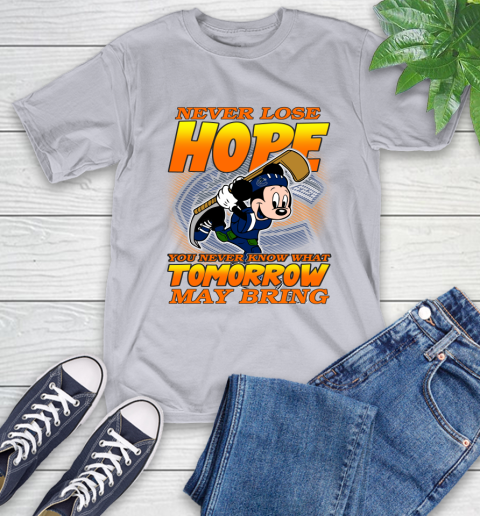 Vancouver Canucks NHL Hockey ootball Mickey Disney Never Lose Hope T-Shirt 6