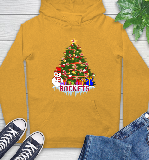 Houston Rockets Merry Christmas NBA Basketball Sports Hoodie 3