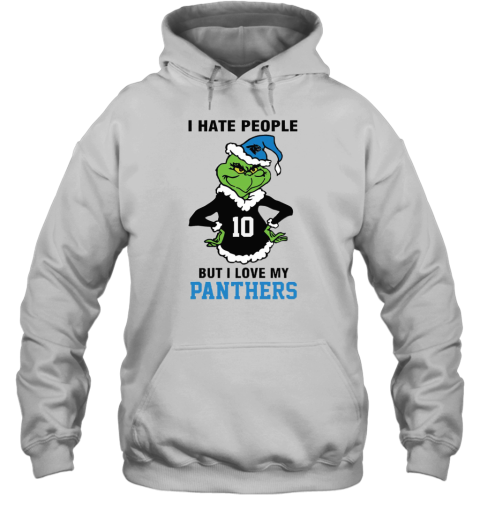 I Hate People But I Love My Panthers Carolina Panthers NFL Teams Hoodie