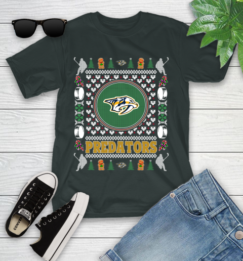 Nashville Predators Merry Christmas NHL Hockey Loyal Fan Ugly Shirt 105