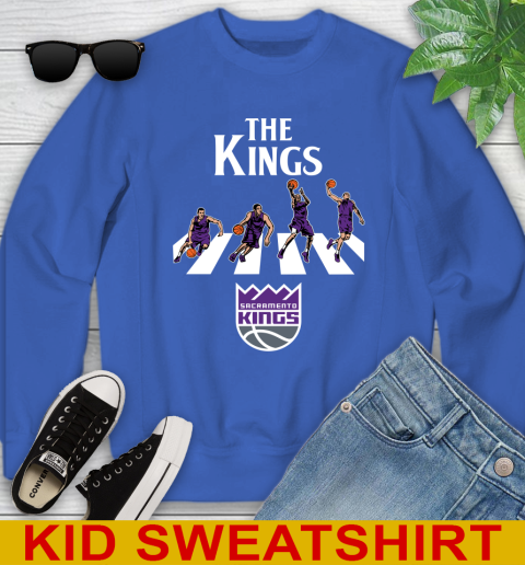 NBA Basketball Sacramento Kings The Beatles Rock Band Shirt Youth Sweatshirt 6