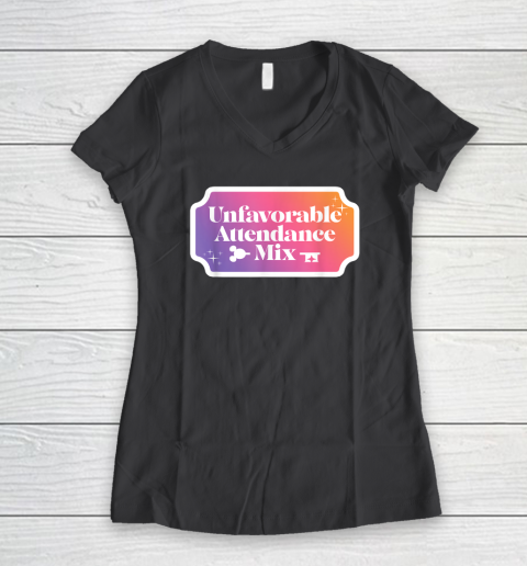 Unfavorable Attendance Mix Women's V-Neck T-Shirt - Image 5