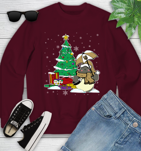 Vegas Golden Knights NHL Hockey Cute Tonari No Totoro Christmas Sports Youth Sweatshirt 4