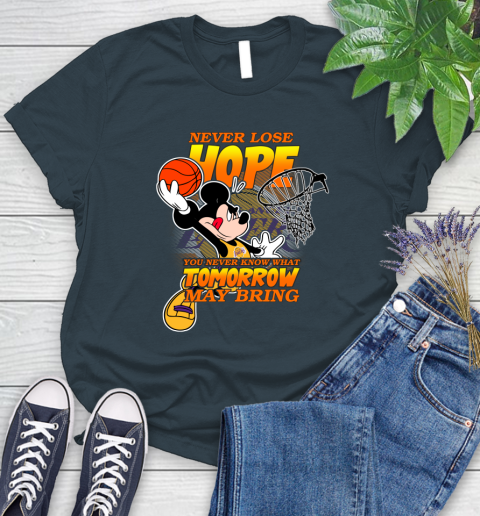 Los Angeles Lakers NBA Basketball Mickey Disney Never Lose Hope Women's T-Shirt 11