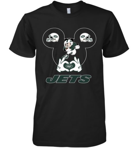 I Love The Jets Mickey Mouse New York Jets Premium Men's T-Shirt