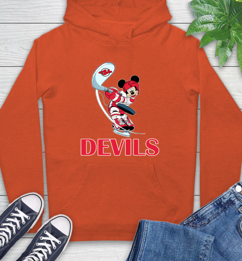 NHL Hockey New Jersey Devils Cheerful Mickey Mouse Shirt Hoodie 5