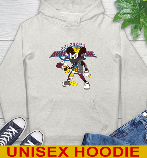 Colorado Avalanche NHL Hockey Mickey Peace Sign Sports Hoodie 12