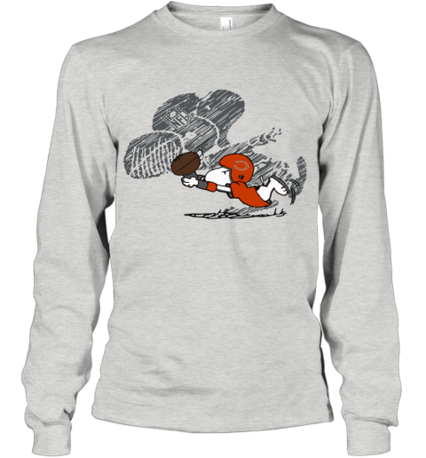 ms9c chicago bears snoopy plays the football game youth long sleeve 50 front ash