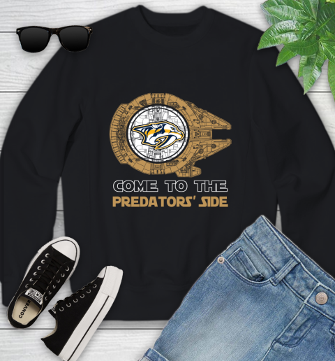 NHL Come To The Nashville Predators Wars Hockey Sports Youth Sweatshirt