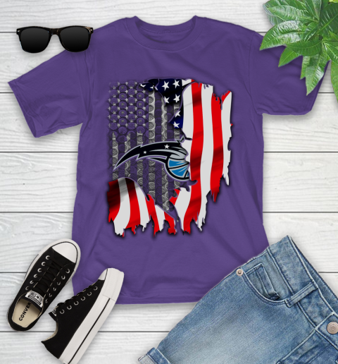 Orlando Magic NBA Basketball American Flag Youth T-Shirt 3