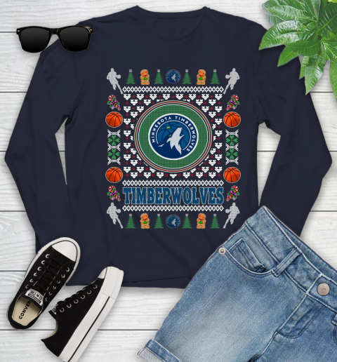 Minnesota Timberwolves Merry Christmas NBA Basketball Loyal Fan Ugly Shirt 125