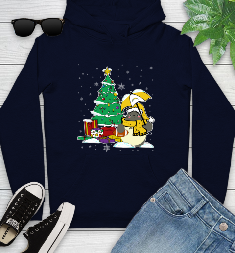 Los Angeles Chargers NFL Football Cute Tonari No Totoro Christmas Sports Youth Hoodie 3