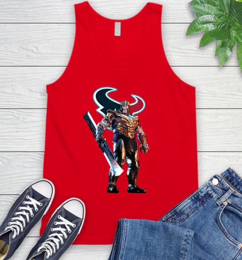 NFL Thanos Gauntlet Avengers Endgame Football Houston Texans Tank Top 6