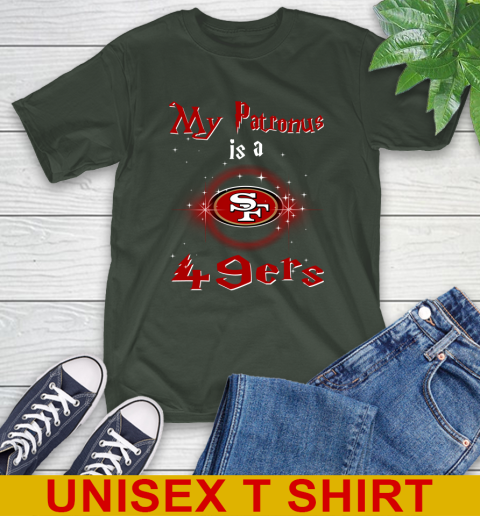 NFL Football Harry Potter My Patronus Is A San Francisco 49ers T-Shirt 7 NFL Football Harry Potter My Patronus Is A San Francisco 49ers T-Shirt - Image 7