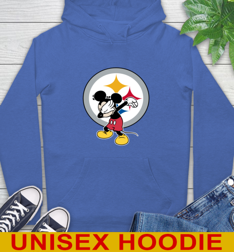 Pittsburgh Steelers NFL Football Dabbing Mickey Disney Sports Hoodie 9