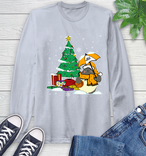 Utah Jazz NBA Basketball Cute Tonari No Totoro Christmas Sports Long Sleeve T-Shirt 6