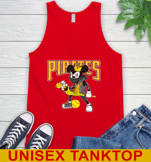Pittsburgh Pirates MLB Baseball Mickey Peace Sign Sports Tank Top 6
