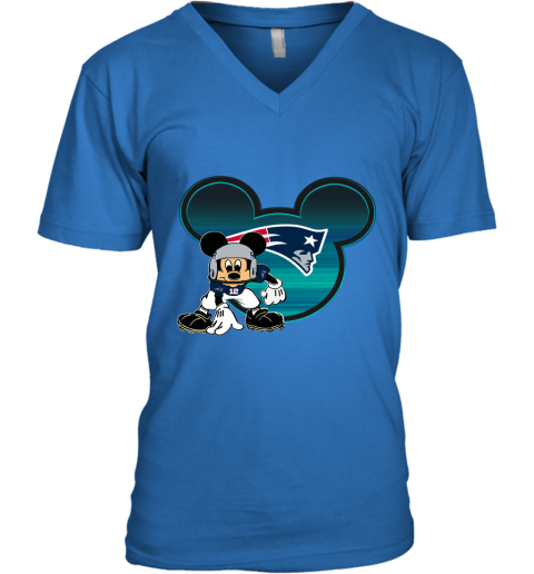 NFL New England Patriots Mickey Mouse Disney Football T Shirt SKCFRIAsAzz v neck unisex 8 95 151514 front royal