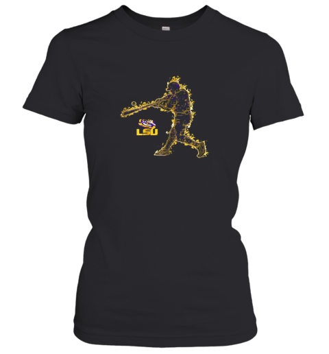 LSU Tigers Baseball Player On Fire Shirt  Apparel Women's T-Shirt