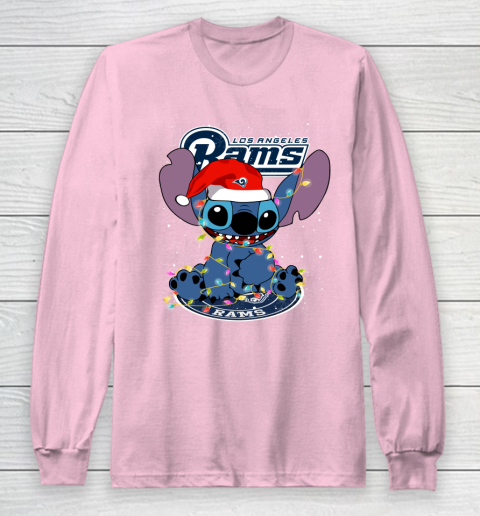 Los Angeles Rams NFL Football noel stitch Christmas Long Sleeve T-Shirt 6