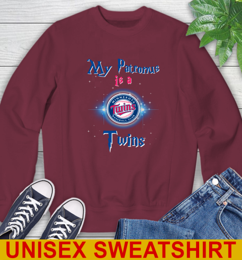 MLB Baseball Harry Potter My Patronus Is A Minnesota Twins Sweatshirt 6