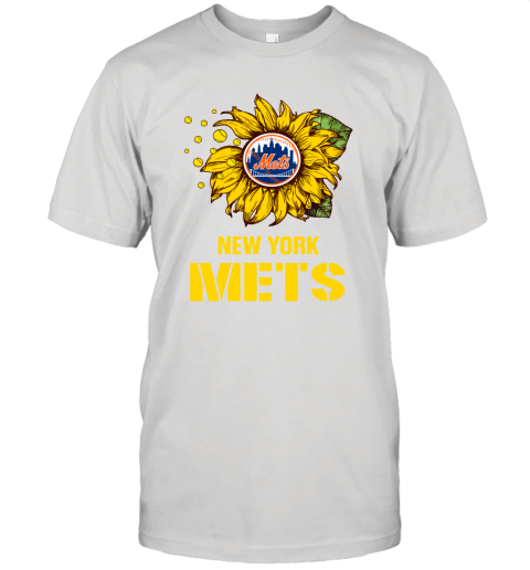 New York Mets Sunflower MLB Baseball Unisex Jersey Tee