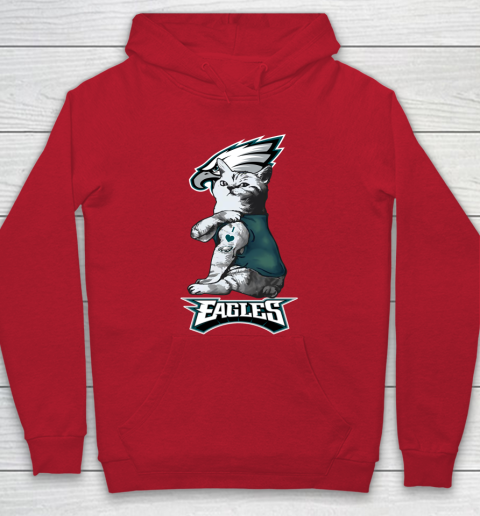 NFL Football My Cat Loves Philadelphia Eagles Hoodie 7