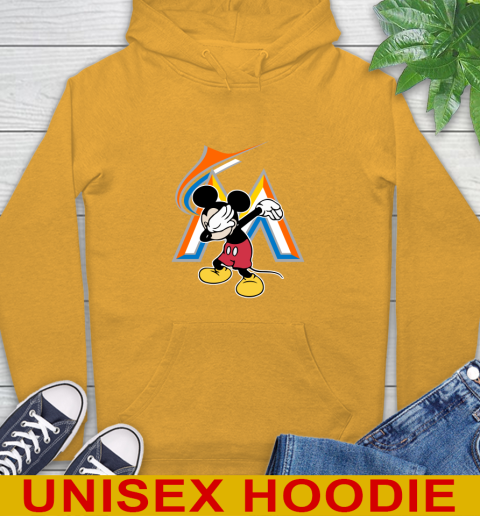 Miami Marlins MLB Baseball Dabbing Mickey Disney Sports Hoodie 3
