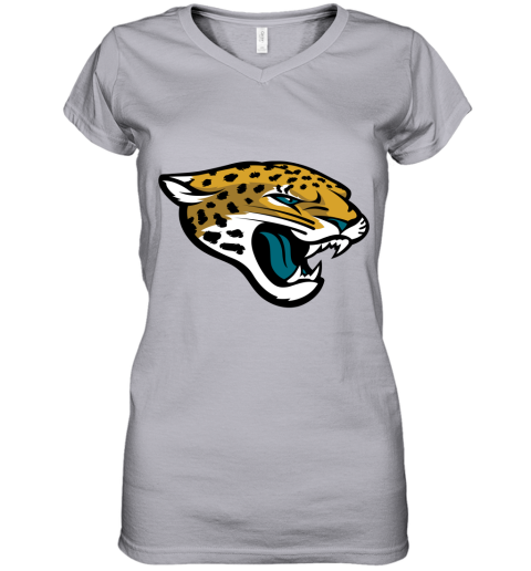 Jacksonville Jaguars Nfl Pro Line By Fanatics Branded Vintage Victory Women's V-Neck T-Shirt