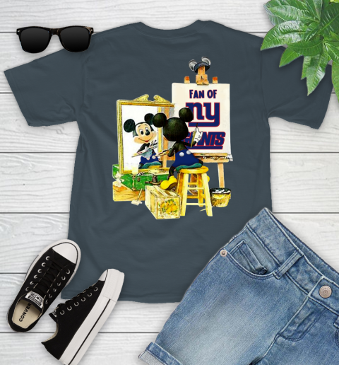 NFL Football New York Giants Mickey Drawing Shirt 102