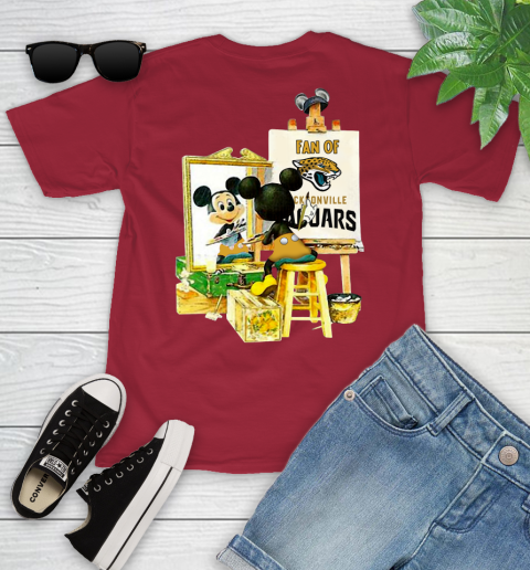 NFL Football Jacksonville Jaguars Mickey Drawing Shirt 105
