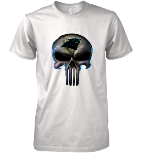 Carolina Panthers The Punisher Mashup Football Premium Men's T-Shirt
