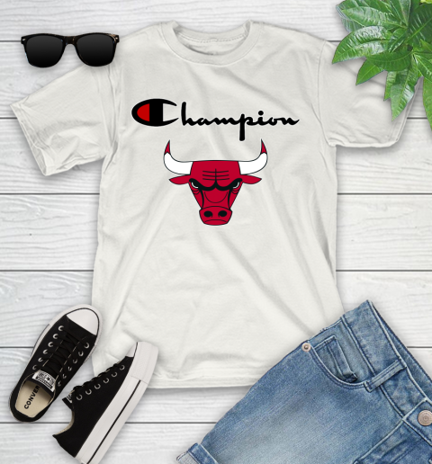 NBA Basketball Chicago Bulls Champion Shirt Youth T-Shirt